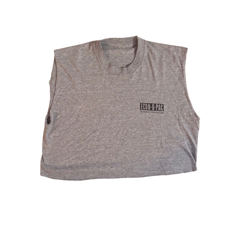 Vintage EconoPac Gray Sleeveless T-Shirt